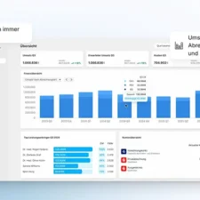 MediPulse Oberfläche als digitale Praxislösung auf Laptop und Smartphone