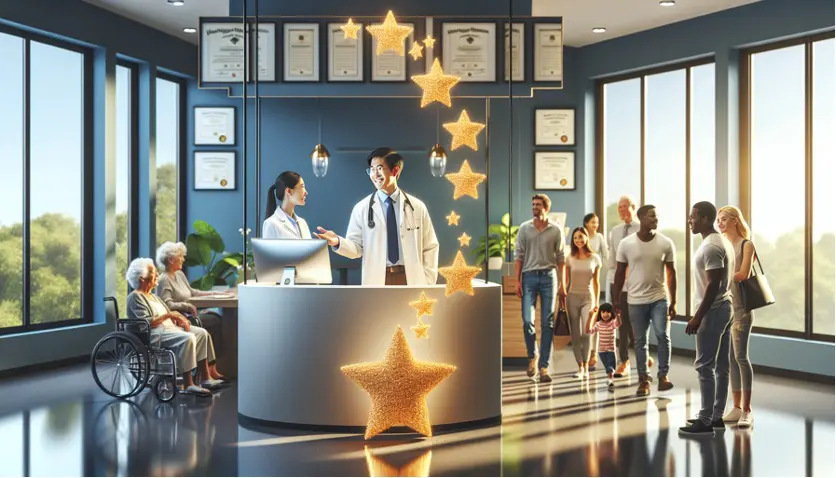 Strategien zur Optimierung von Arztbewertungen für bessere Online-Reputation und Patientengewinnung.