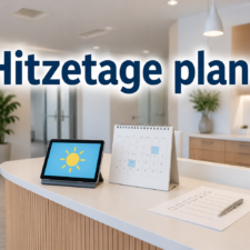 Titelbild zum PraxisFakten-Artikel: PraxisFakten: Hitzetage gehören in die Praxisorganisation