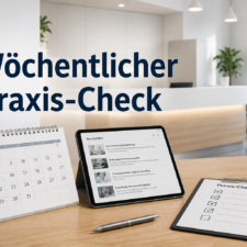 Titelbild zum PraxisFakten-Artikel: PraxisFakten: KBV-PraxisNachrichten als wöchentlichen Praxis-Check nutzen