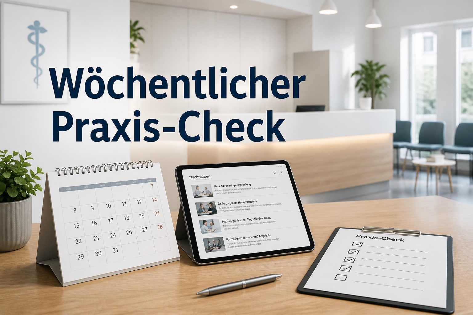 PraxisFakten: KBV-PraxisNachrichten als wöchentlichen Praxis-Check nutzen Titelbild zum PraxisFakten-Artikel: PraxisFakten: KBV-PraxisNachrichten als wöchentlichen Praxis-Check nutzen
